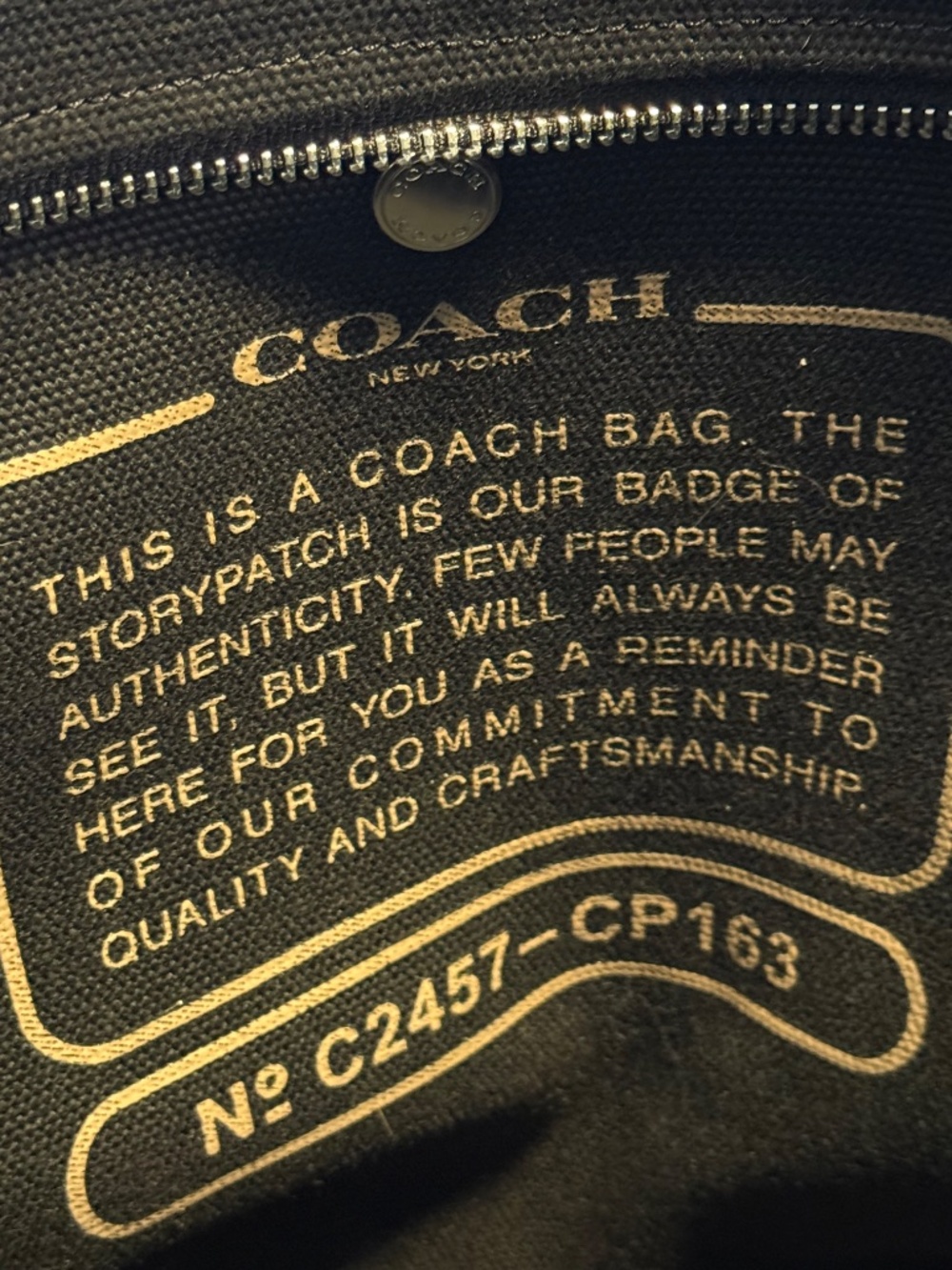 Coach Cargo Tote Bag 42 - Picture 9 of 9